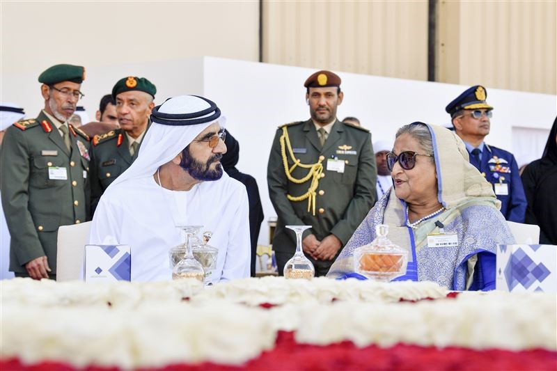 Mohammed bin Rashid receives Bangladeshi Prime Minister