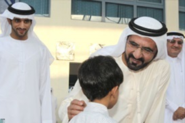 Mohammed bin Rashid inspects a number of schools on the onset of the new academic year