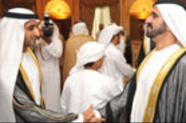 Mohammed bin Rashid receives Eid Al Fitr wishers