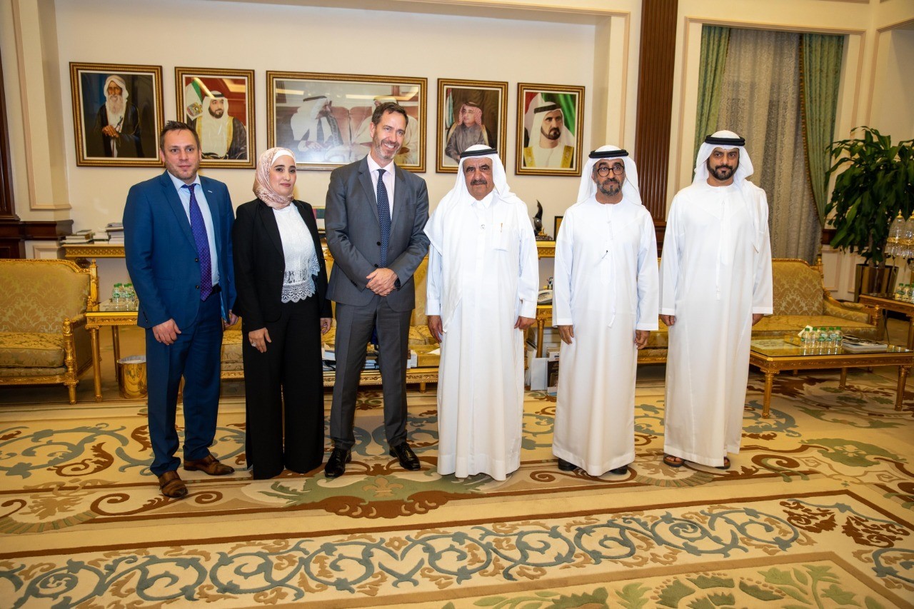 Hamdan bin Rashid receives EFQM delegation