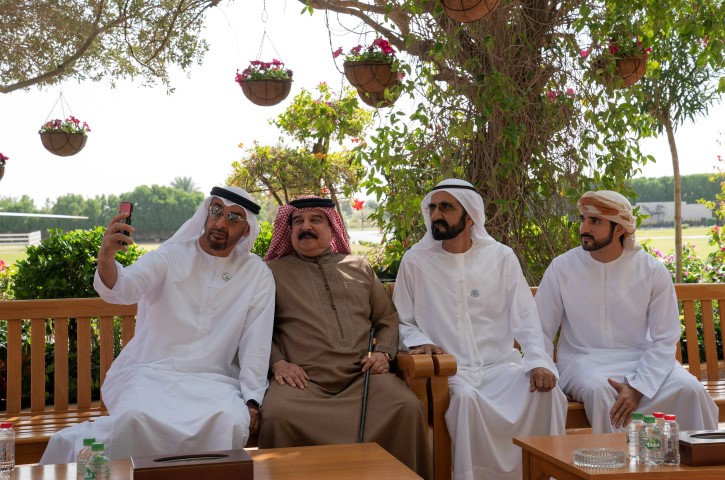 Mohammed bin Rashid, Mohamed bin Zayed receive King of Bahrain