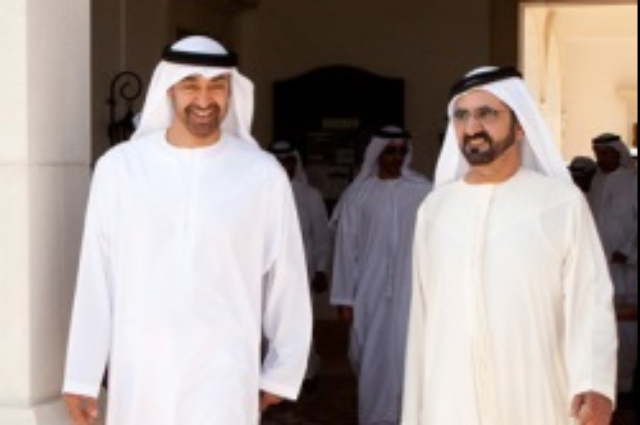 Mohammed bin Rashid receives Sheikh Mohammed bin Zayed