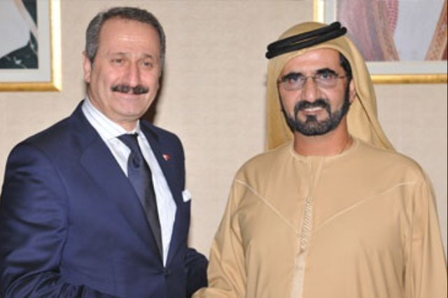 Mohammed bin Rashid receives letter from Turkish Prime Minister