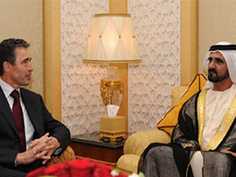 Mohammed bin Rashid receives NATO Secretary General 