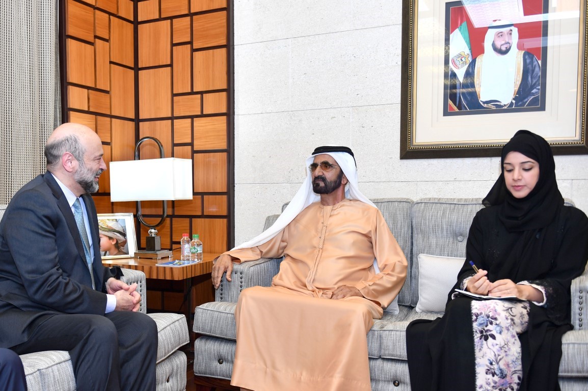 Mohammed bin Rashid receives Jordanian Prime Minister