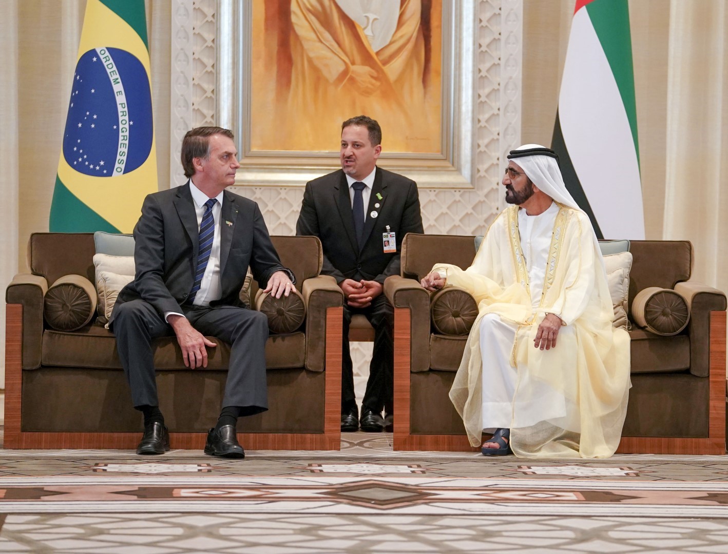 Mohammed bin Rashid receives Brazilian President