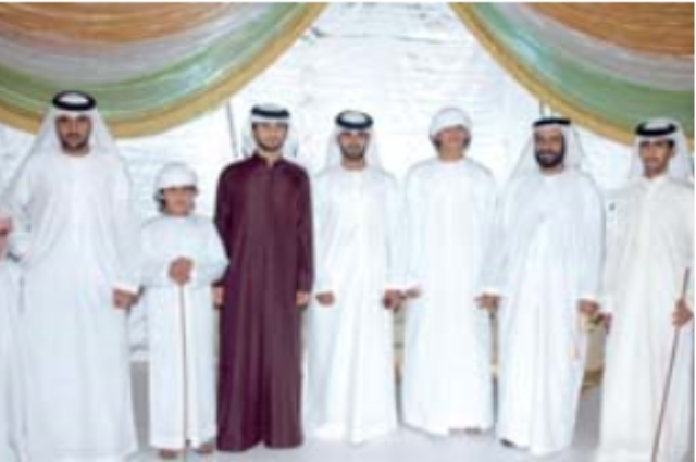 Mansour bin Mohammed attends Al Awamer wedding in Al Ain