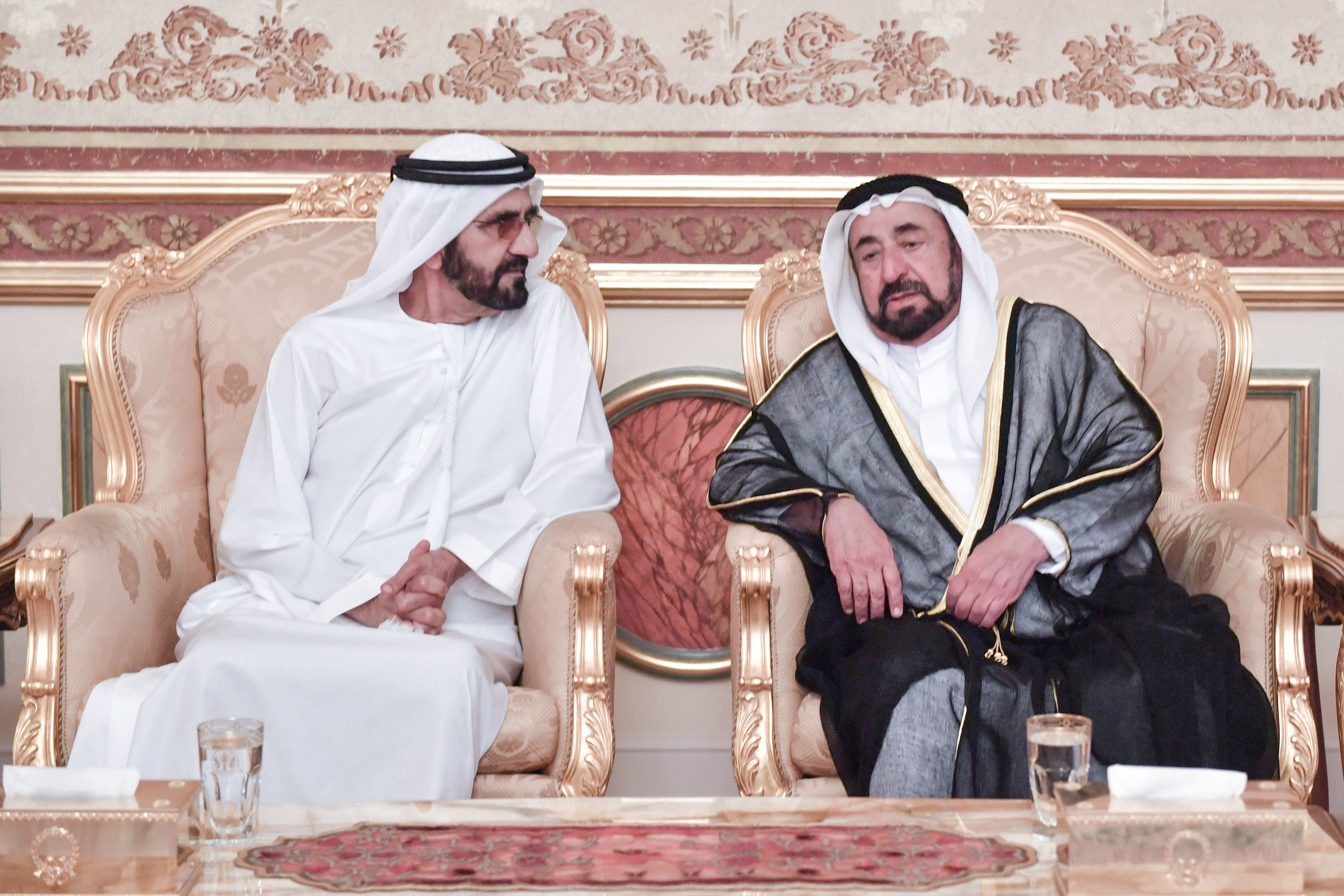 Mohammed bin Rashid condoles Sharjah Ruler on death of Khalid Al Qasimi