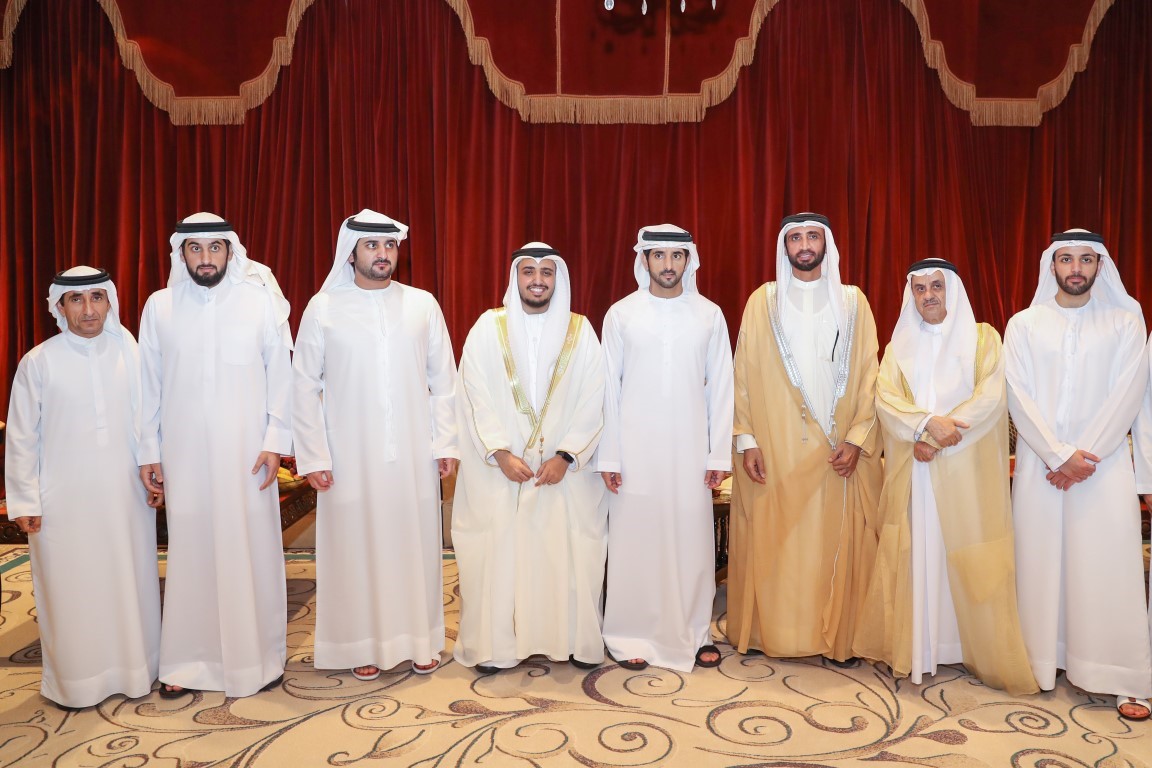 Hamdan bin Mohammed attends wedding reception