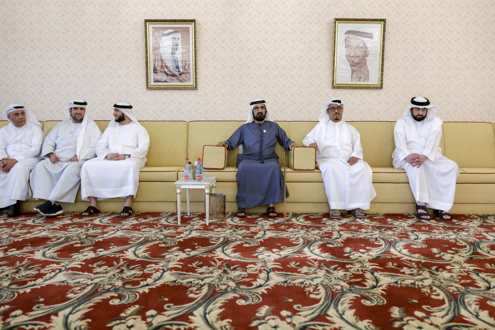 Mohammed bin Rashid meets with local dignitaries, businessmen, investors and senior officials