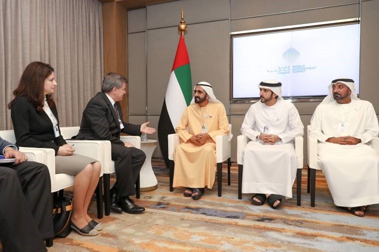 Mohammed bin Rashid receives ILO Director-General