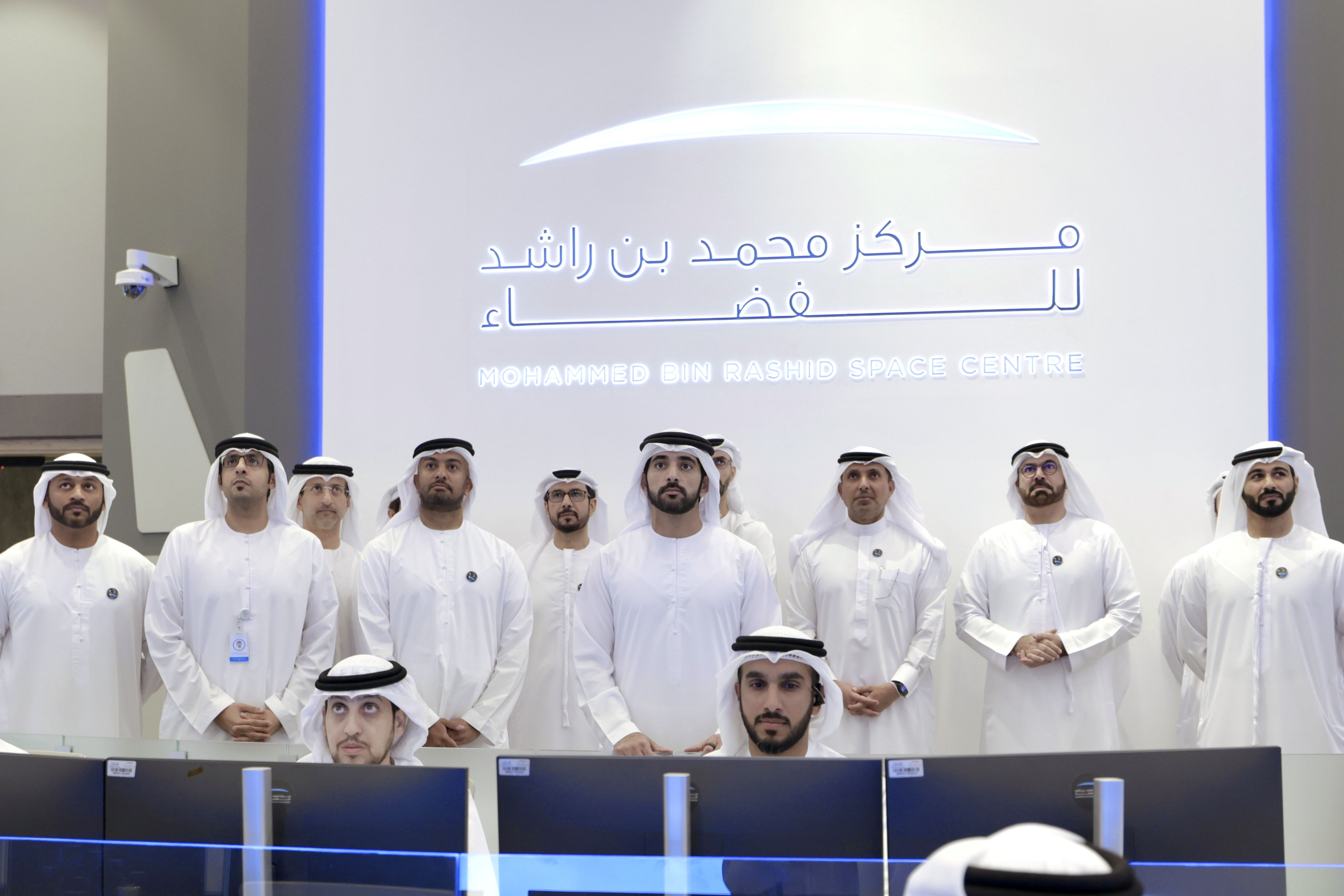 Hamdan bin Mohammed watches historic launch of 'Zayed Ambition 2'