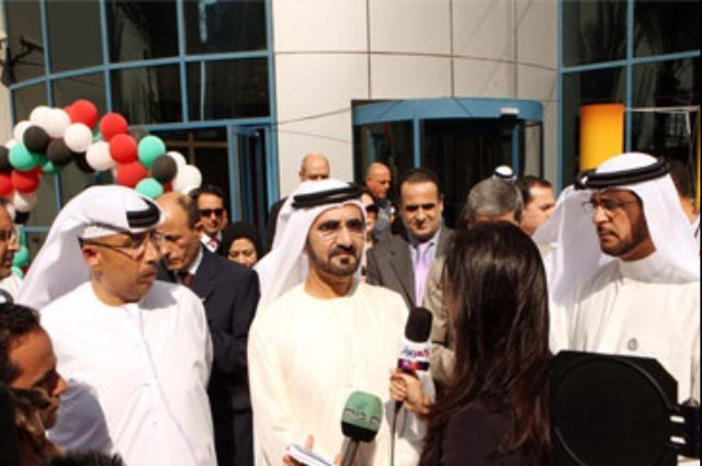 Mohammed Bin Rashid meets  media elite and journalists under the umbrella of Dubai Media City 