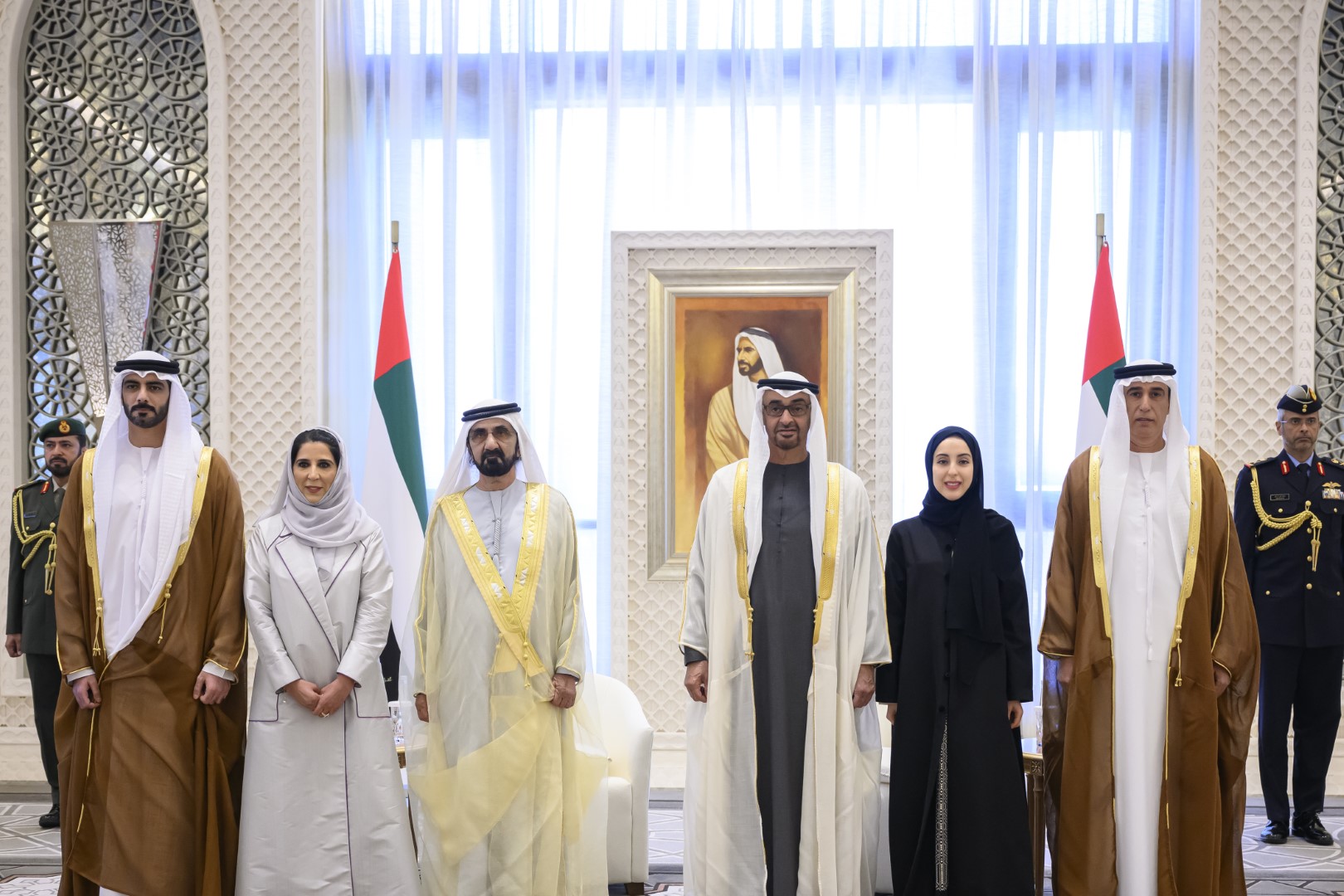 Newly appointed ministers sworn-in before UAE President and VP