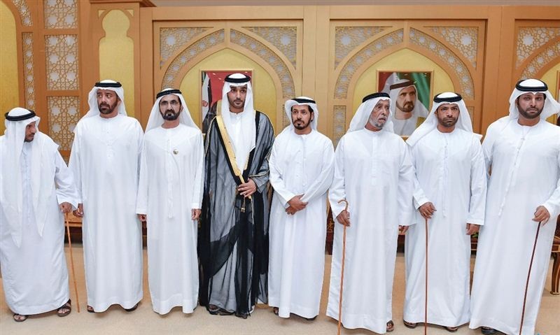 محمد بن راشد يحضر أفراح العامري والمزروعي