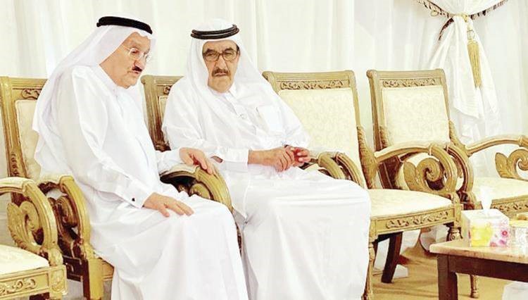 Hamdan bin Rashid offers his condolences on the death of Mohammed Ahmed Lutfi