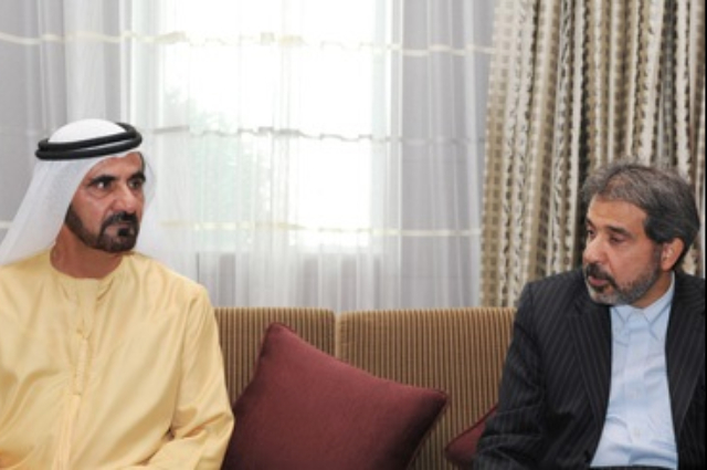 Mohammed Bin Rashid receives Iranian Ambassador
