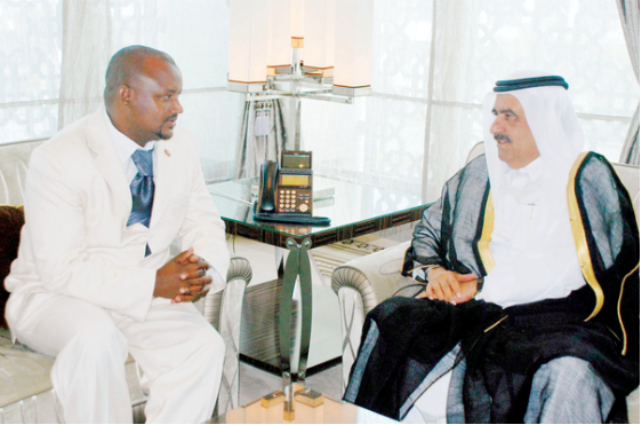 Hamdan bin Rashid receives Burundi Consul General 