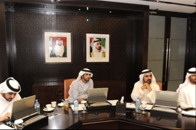 Mohammed bin Rashid Attends Part of the Meeting of Dubai Executive Council 