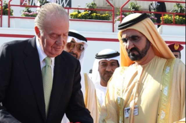 Mohammed bin Rashid Al Maktoum attends the signing ceremony of Emirates airlines’ order of 50 Boeings in a deal worth AED66 billion