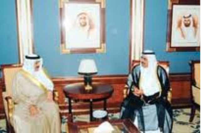 Hamdan bin Rashid Receives Saudi Ambassador to the UAE 