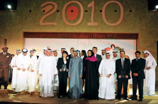 Hamdan Bin Mohammed attends honoring ceremony of Fazaa' Hawking Competition 2006 