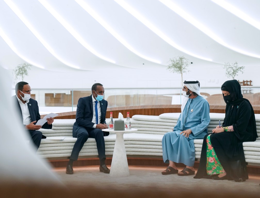 Mohammed bin Rashid meets Prime Minister of Somalia at Expo 2020 Dubai