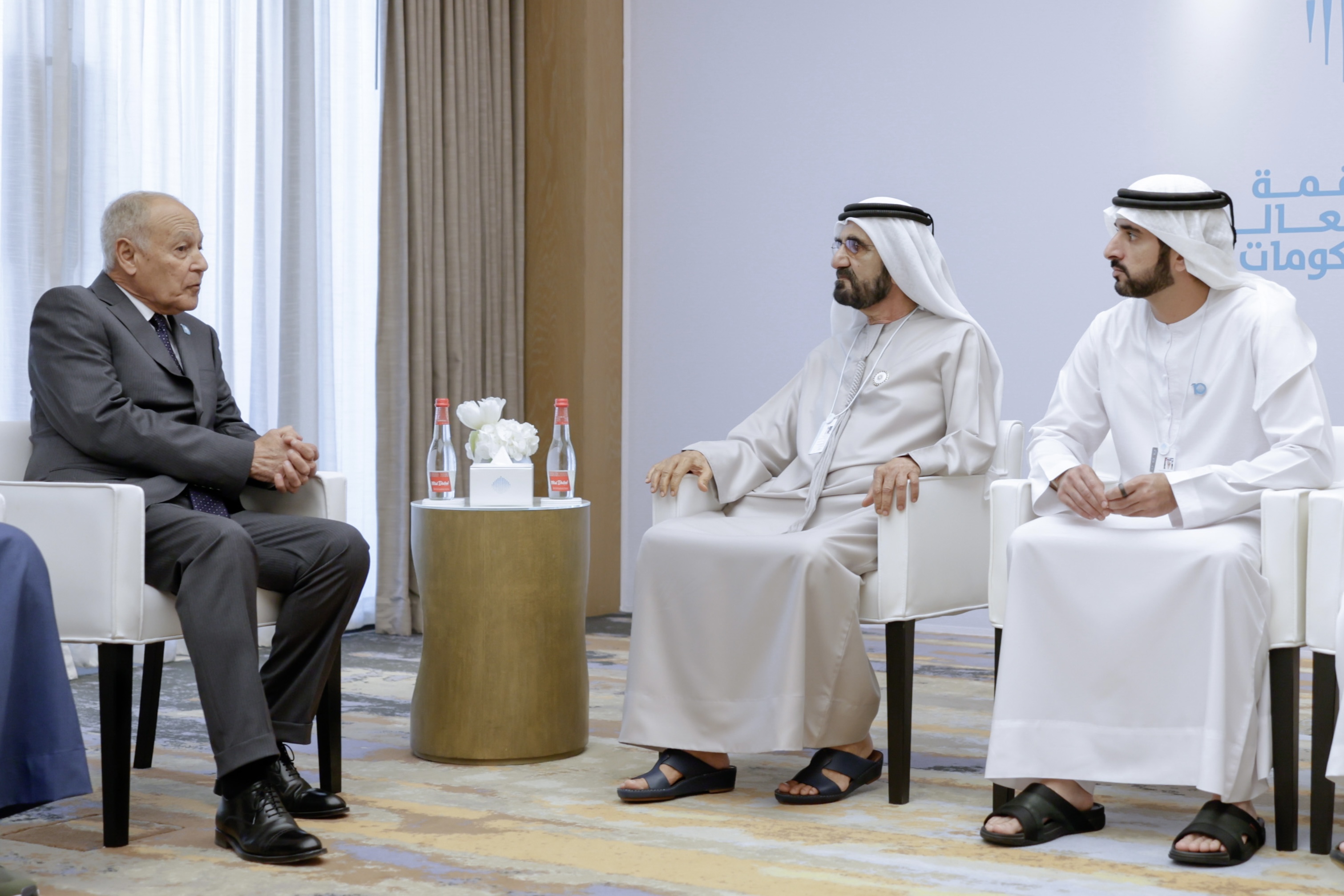 Mohammed bin Rashid meets with Secretary-General of Arab League