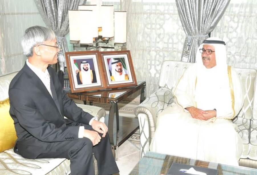 Hamdan bin Rashid receives South Korea's Consul-General