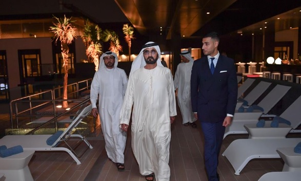 محمد بن راشد يزور مركز "فاليانت كلينيك" الطبي وفندق "لافيل" في "سيتي ووك"