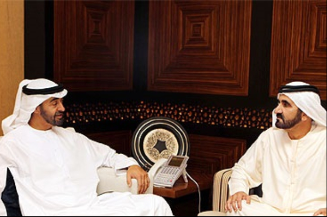 Mohammed bin Rashid receives Abu Dhabi Crown Prince