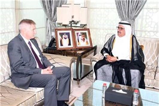Hamdan bin Rashid receives new German Consul