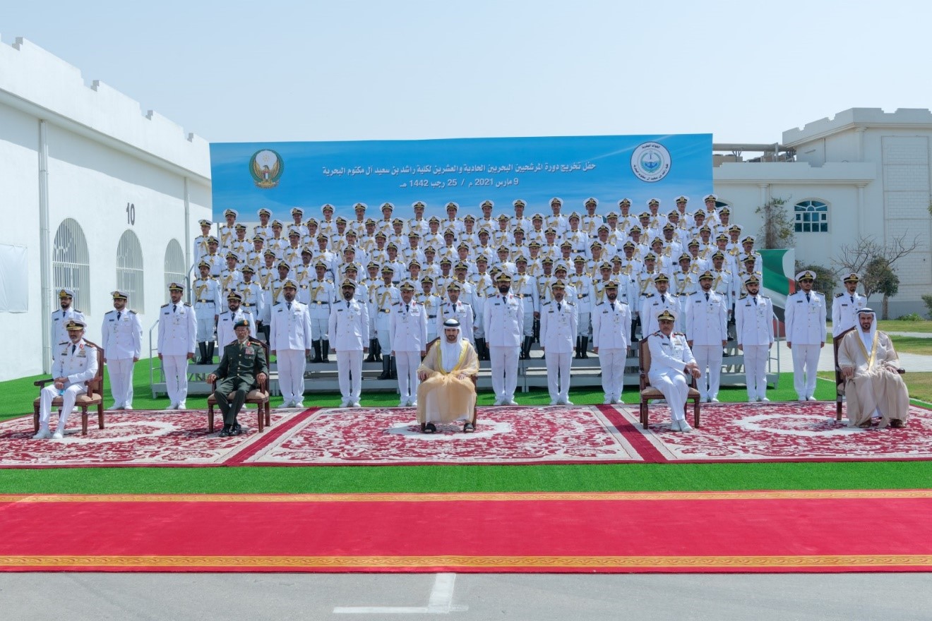 Hamdan bin Mohammed attends graduation ceremony at Rashid bin Saeed Al Maktoum Naval College