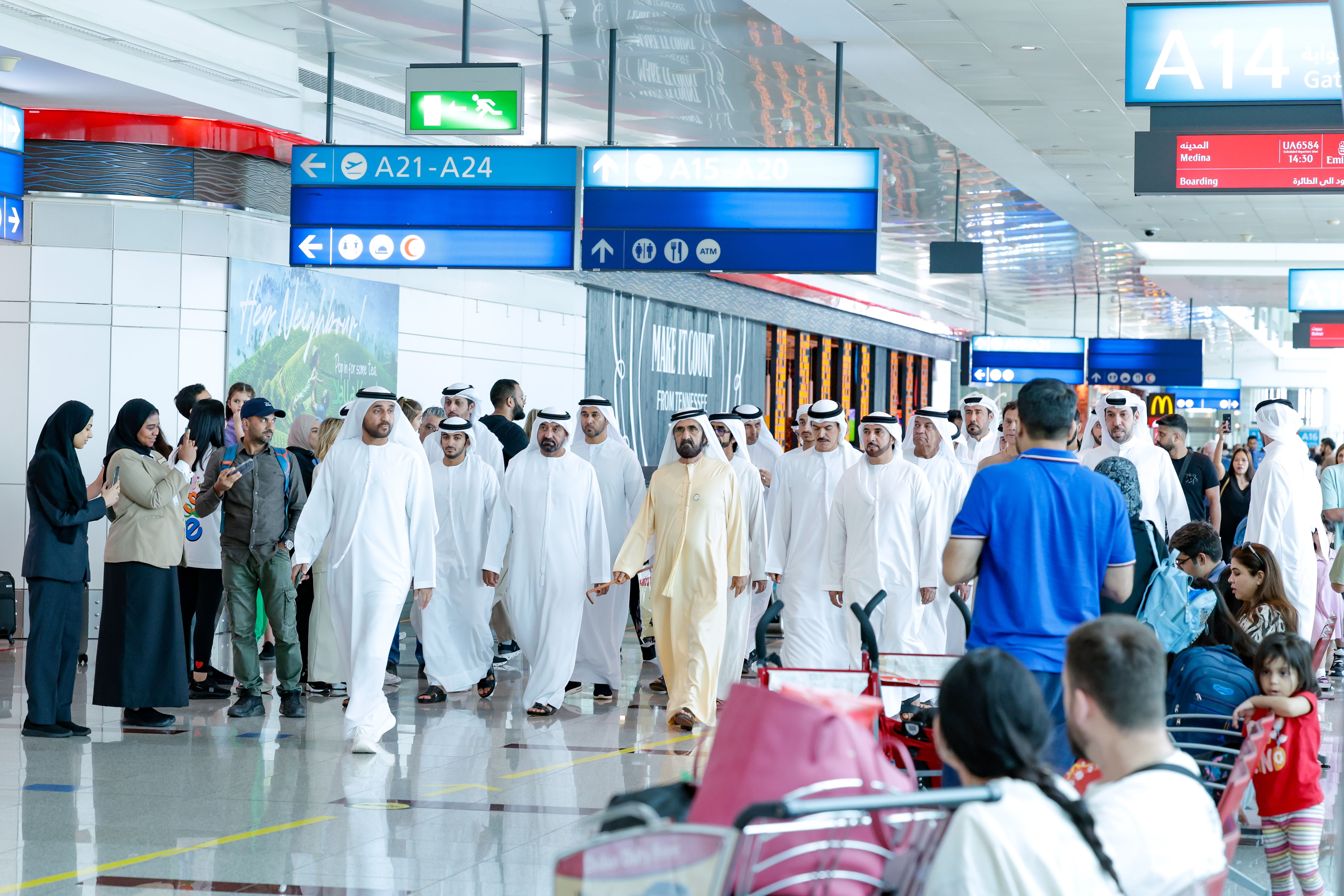 Mohammed bin Rashid reviews upgrades and amenities at Dubai International Airport’s Terminal 3
