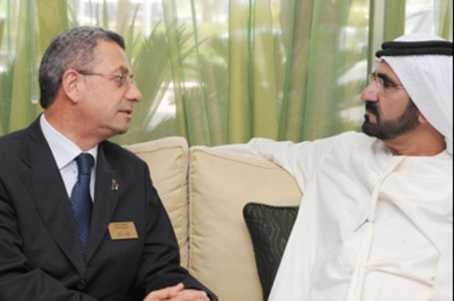 Mohammed bin Rashid receives India's Minister of Commerce and Industry