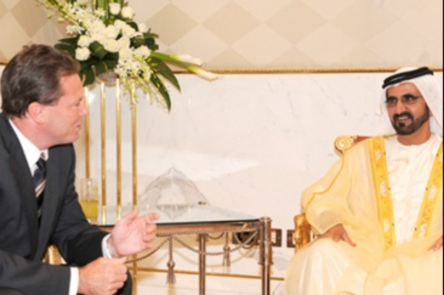 Mohammed bin Rashid Receives New South Wales Premier         