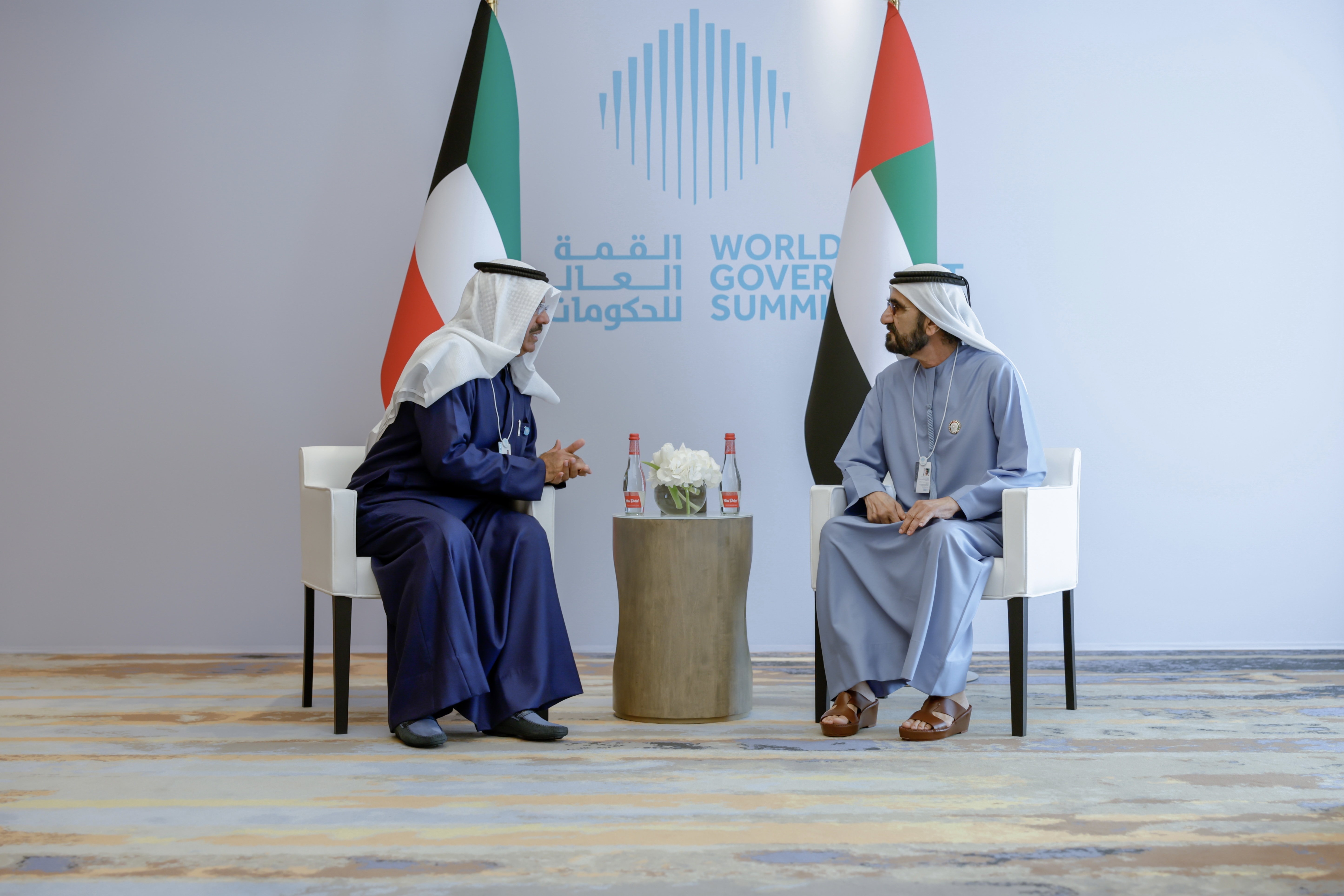 Mohammed bin Rashid meets with Prime Minister of Kuwait on sidelines of WGS 2023