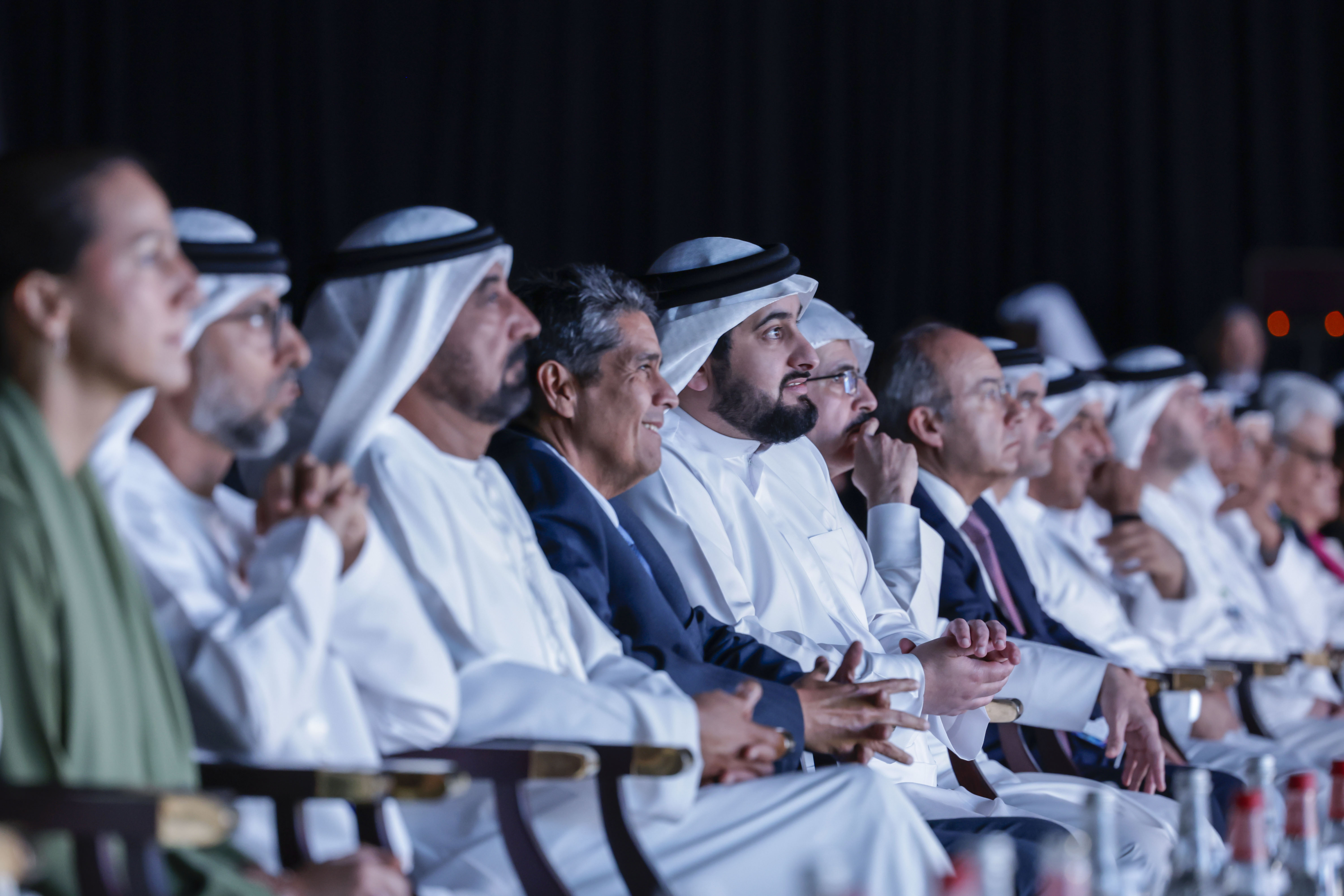 Ahmed bin Mohammed attends the opening of the 9th edition of the World Green Economy Summit