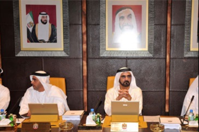 Mohammed  bin Rashid chairs Cabinet meeting