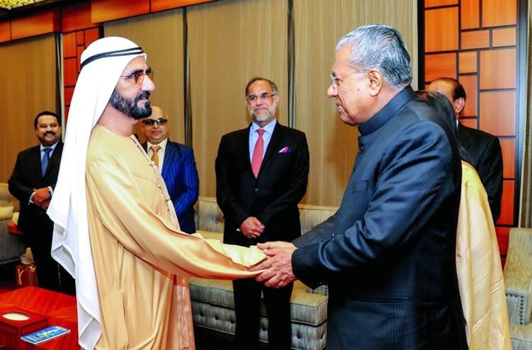 Mohammed bin Rashid receives Chief Minister of Kerala