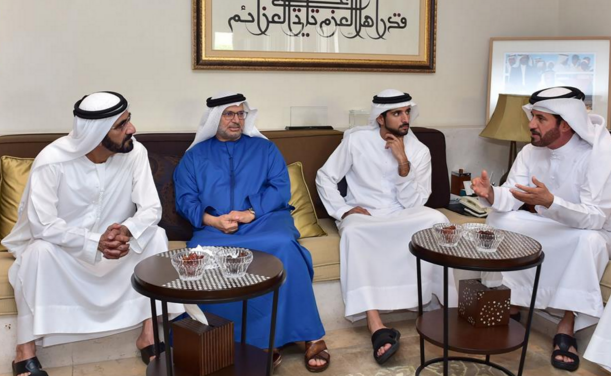 محمد بن راشد يزور ولي عهد أبوظبي 