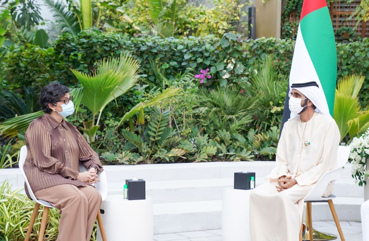 Mohammed bin Rashid receives Spanish Foreign Minister
