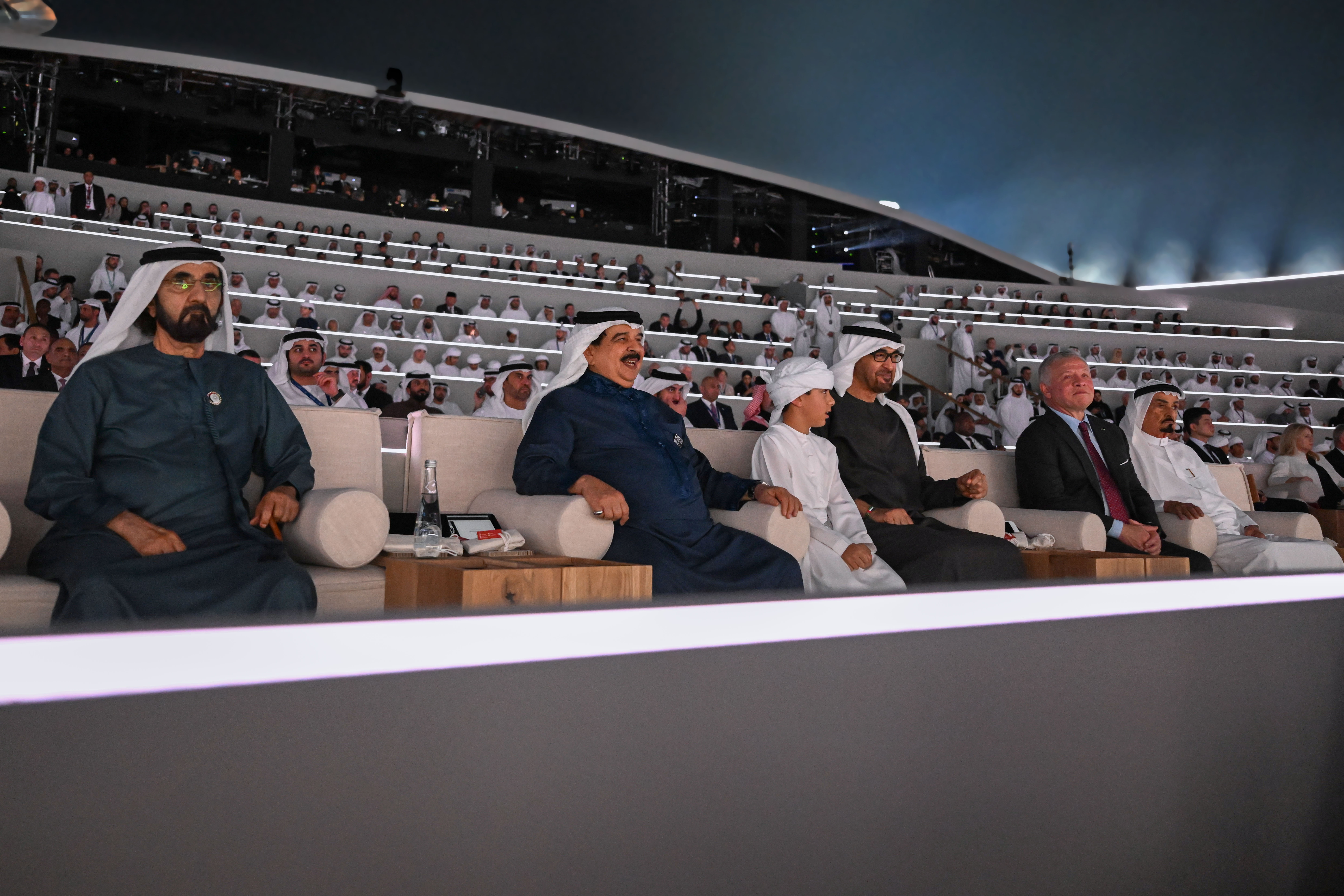 UAE President, Mohammed bin Rashid, UAE Rulers, and COP guests witness 52nd Union Day celebration