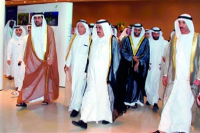 Hamdan bin Rashid attended the opening of Envirocities 2010