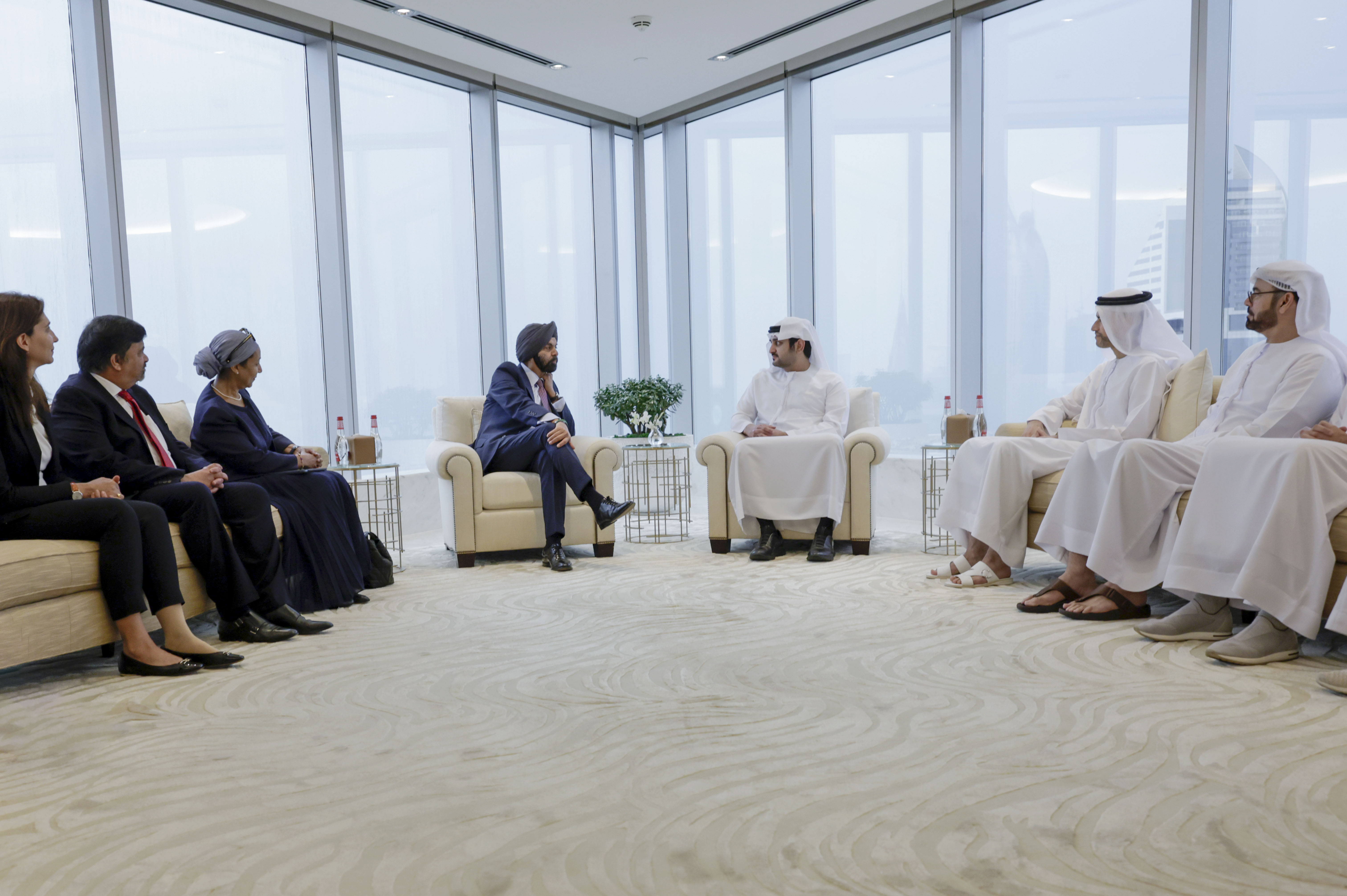 Maktoum bin Mohammed meets with World Bank Group President