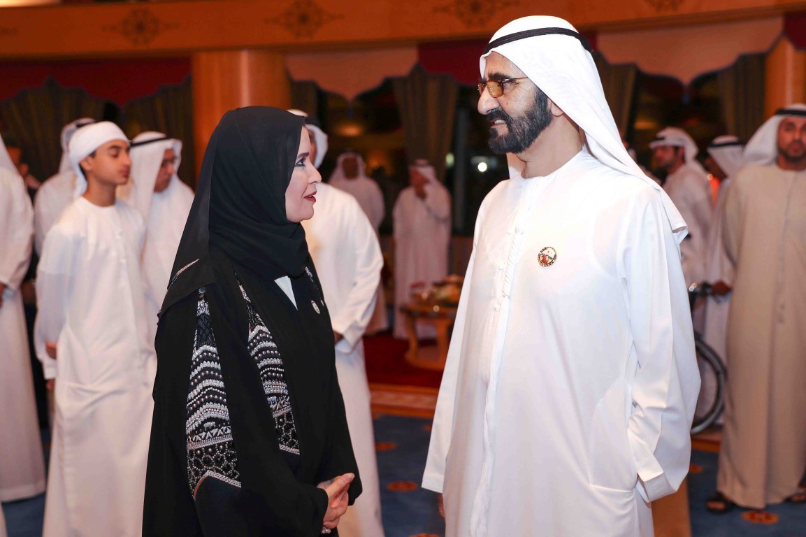 Mohammed bin Rashid receives FNC Speaker, members on Ramadan