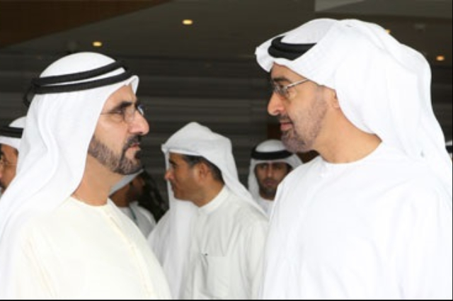 Mohammed bin Rashid Meets Abu Dhabi Crown Prince at “CityScape”      