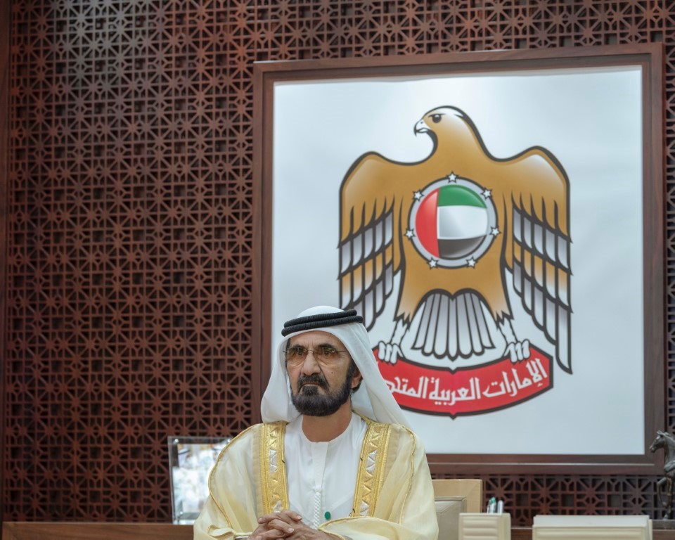 Mohammed bin Rashid takes part in the opening day of the Leaders Summit on Climate