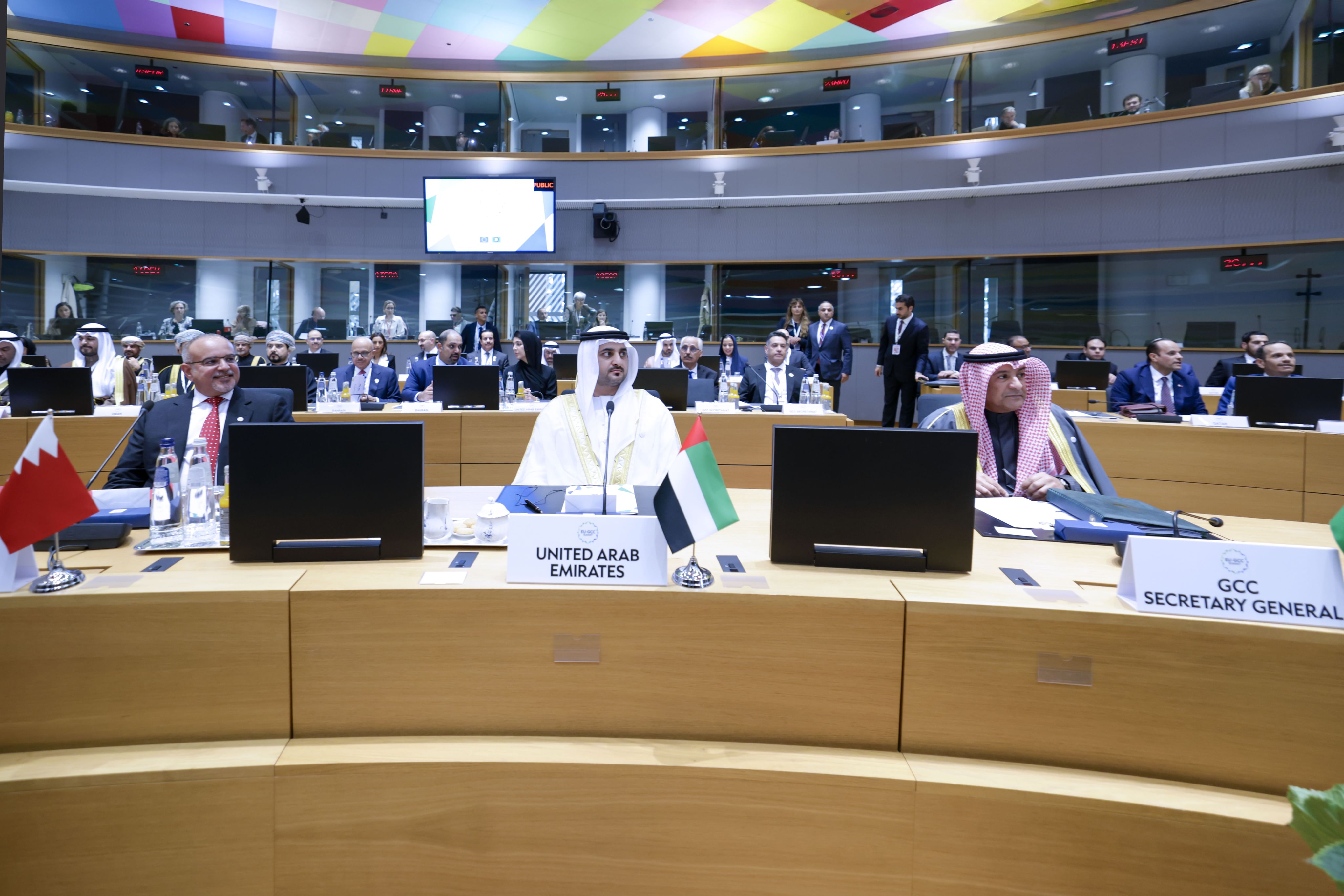 Maktoum bin Mohammed leads UAE delegation to the inaugural GCC-European Union Summit in Brussels