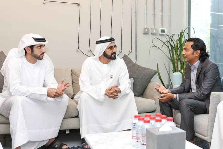 Mohammed bin Rashid meets founder of company sold for AED3.3 bn